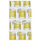 Margarita Summer Cocktail Mixed Drink Lime Green Klein Cadeauzakje (Achterkant)