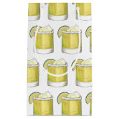 Margarita Summer Cocktail Mixed Drink Lime Green Klein Cadeauzakje (Voorkant)
