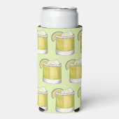 Margarita Summer Cocktail Mixed Drink Lime Green Seltzer Blikjeskoeler (Seltzer Voorkant)