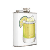 Margarita Summer Cocktail Mixed Drink Limoen Gift Heupfles (Rechts)