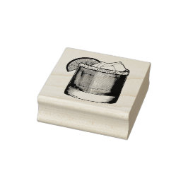 Margarita Summer Cocktail Mixed Drink Limoen Salt Rubberstempel