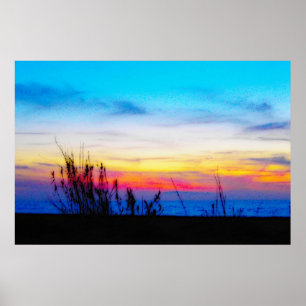 Margarita Sunset Poster