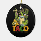 Margarita Tacos Grappige Margarita Tequila Drinker Keramisch Ornament (Links)