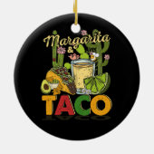 Margarita Tacos Grappige Margarita Tequila Drinker Keramisch Ornament (Achterkant)