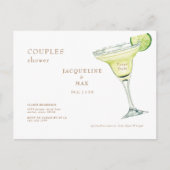 Margarita Texas Style Couples Wedding Shower Briefkaart (Voorkant)
