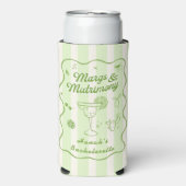 Margarita thema vrijgezellenfeest seltzer blikjeskoeler (Seltzer Voorkant)