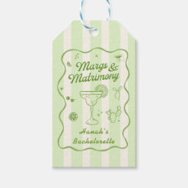 Margarita thema vrijgezellenfeest voor dames cadeaulabel