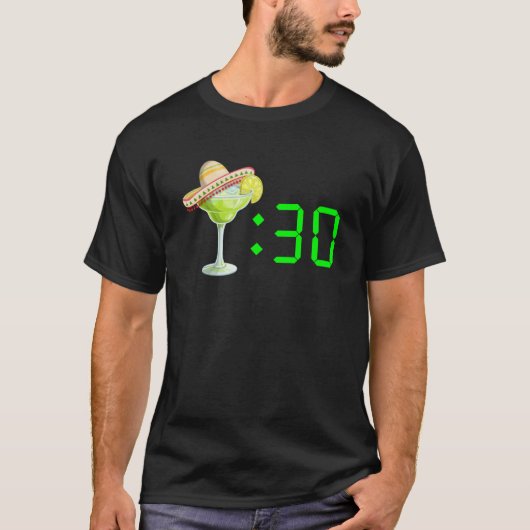 Margarita Thirty Cinco de Mayo Drink Mannen Vrouwe T-shirt (Voorkant)