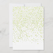 Margarita Tropical Floral Birthday Invitation Kaart (Achterkant)