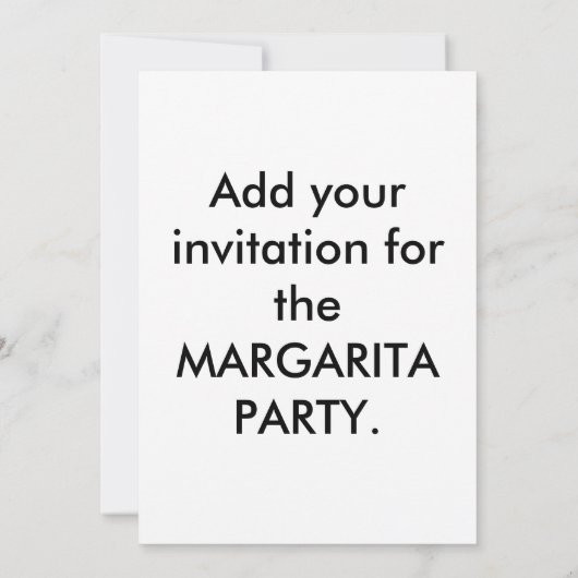 Margarita Uitnodiging (Achterkant)