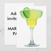Margarita Uitnodiging (Voorkant / Achterkant)