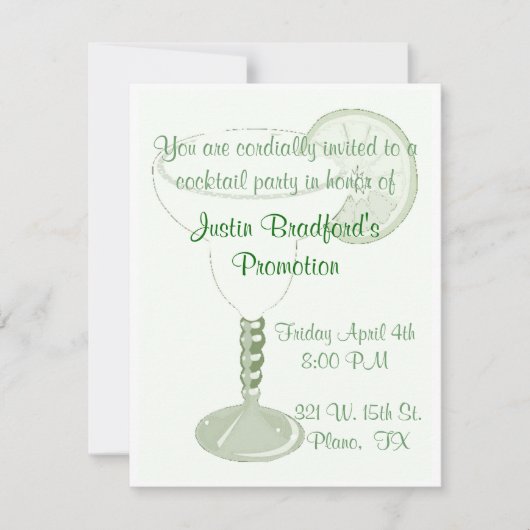 Margarita Uitnodiging (Voorkant)