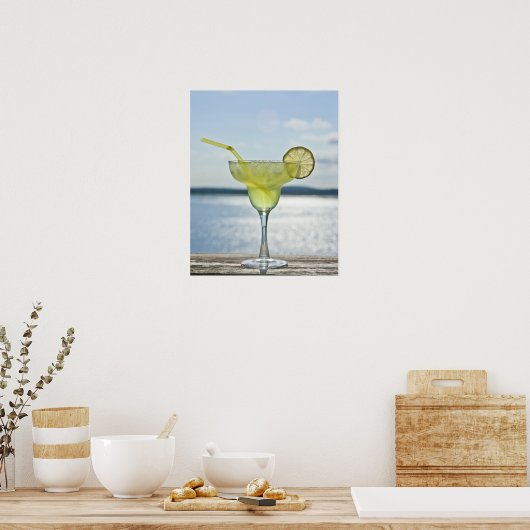 Margarita van het zee poster (Keuken)