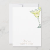 Margarita Vrijgezellenfeest Dank U Uitnodiging (Voorkant)