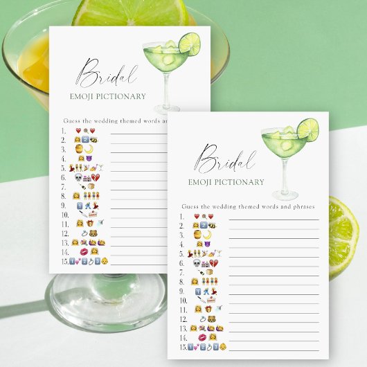 Margarita Vrijgezellenfeest emoji pictionary