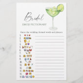 Margarita Vrijgezellenfeest emoji pictionary (Voorkant)