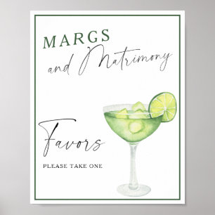 Margarita vrijgezellenfeest Favors neem er alsjebl Poster