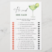 Margarita vrijgezellenfeest Hij zei dat ze spel ze (Voorkant)