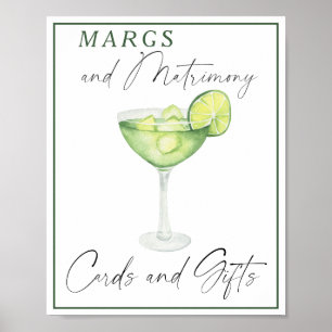 Margarita Vrijgezellenfeest Kaarten en geschenken Poster
