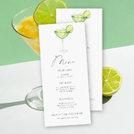 Margarita Vrijgezellenfeest menu