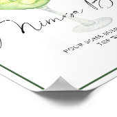 Margarita Vrijgezellenfeest Mimioza bar Poster (Hoek)