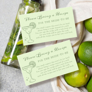 Margarita Vrijgezellenfeest Recept Aanvraag Informatiekaartje