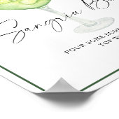 Margarita Vrijgezellenfeest sangria bar Poster (Hoek)