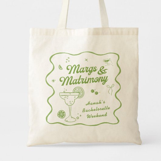 Margarita vrijgezellenfeest tote bag