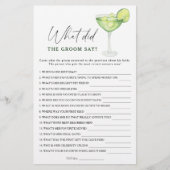 Margarita vrijgezellenfeest Wat zei de bruidegom (Voorkant)