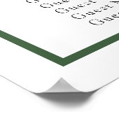 Margarita Vrijgezellenfeest zitkaart Poster (Hoek)