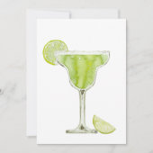 Margarita Watercolor Uitnodiging (Voorkant)