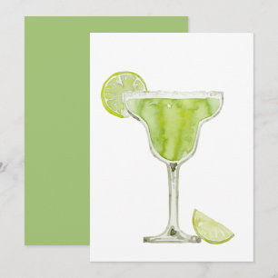 Margarita Watercolor Uitnodiging