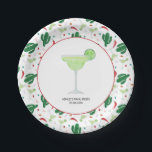 Margarita Wedding Bachelorette Party, Final Fiesta Papieren Bordje<br><div class="desc">Margarita papier bord voor een leuk,  themathema bachelorette fiesta. U kunt de tekst aanpassen om uw gebeurtenis te passen.</div>