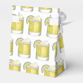 Margarita Zomer Cocktail Gemengde Drank Lime Groen Bedankdoosjes (Achterkant)