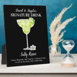 Margarita Zoute Kusjes • PERSONALISEER deze drank Fotoplaat
