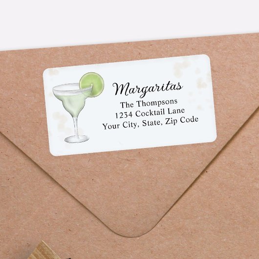 Margaritas Aangepast Retouradres Etiket