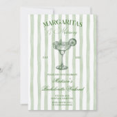 Margaritas and lime Bridal shower Kaart (Voorkant)