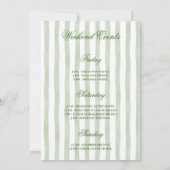 Margaritas and lime Bridal shower Kaart (Achterkant)