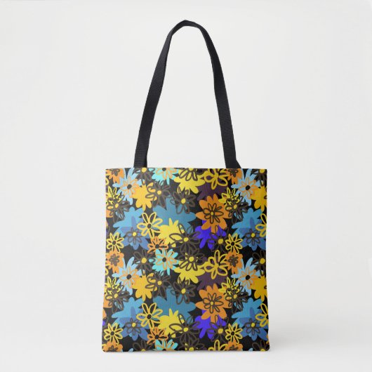 margaritas , canvas tas van daisies (Voorkant)