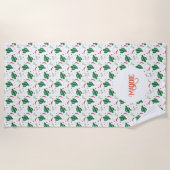 Margaritas, Chili Peppers en Cactus Fiesta Strandlaken (Voorkant)