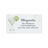 Margaritas Custom Return Address Etiket (Voorkant)