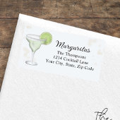 Margaritas Custom Return Address Etiket