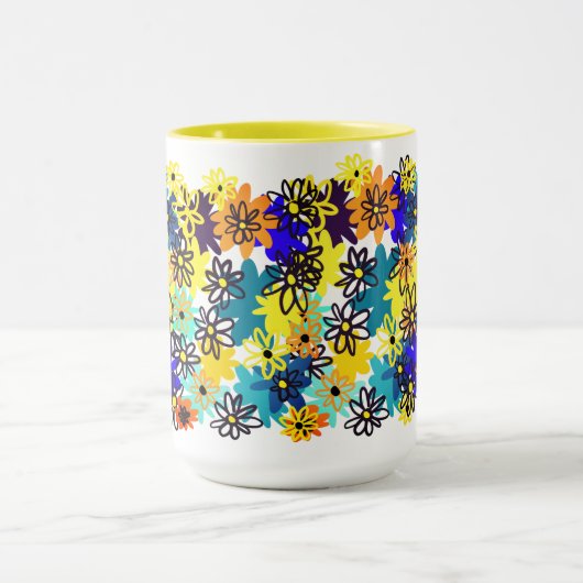 margaritas , daisies mok (Midden)