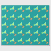 Margaritas Design Wrapping Paper Cadeaupapier (Vlak)