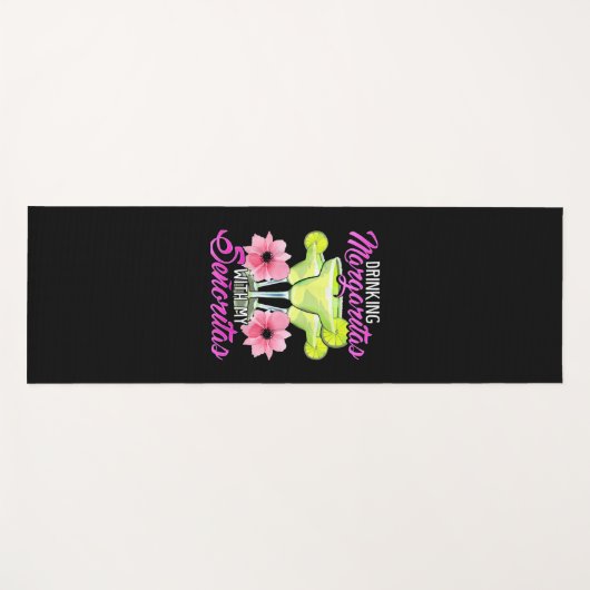 Margaritas drink met mijn Senoritas Yogamat (Voorkant (horizontaal))