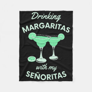 Margarita's Drinken Met Mijn Senoritas Cinco De Ma Fleece Deken