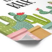 Margarita's en Biers Bar Cactus Fiesta Tafelbord Poster (Hoek)