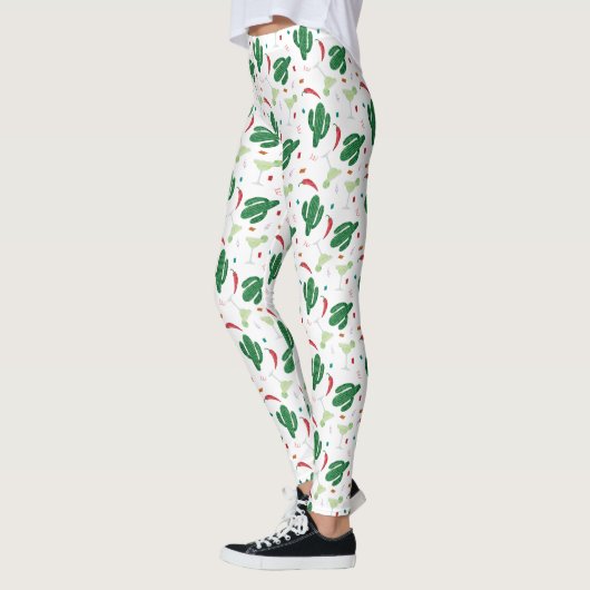 Margaritas en Chili Peppers Fiesta Theme Leggings (Links)