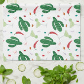 Margaritas en Chili Peppers Fiesta Theme Theedoek (Gevouwen)