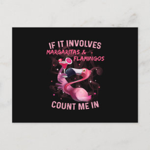 Margaritas en Flamingos Aankondigingskaart